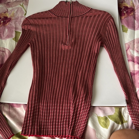 Reiss Burgundy Sweater - Picture 3 of 5